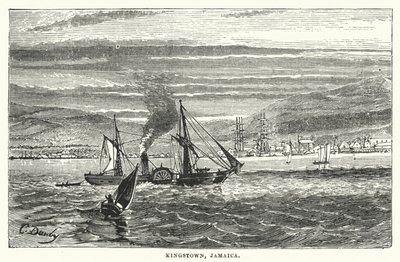 Kingstown, Jamaica (grabado) de English School