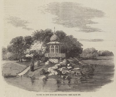 Kiosco en el Bois de Boulogne de English School