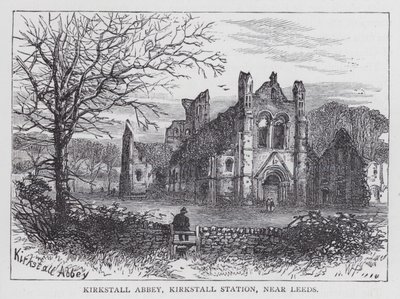 Abadía de Kirkstall, Estación de Kirkstall, cerca de Leeds de English School