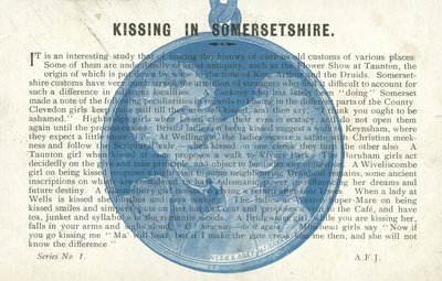 Besándose en Somerset de English School