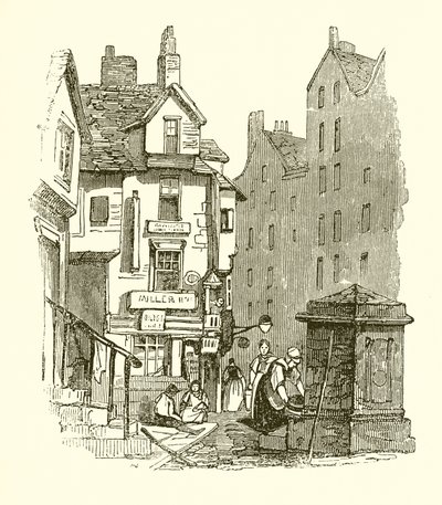 Casa de Knox en la Canongate, Edimburgo de English School