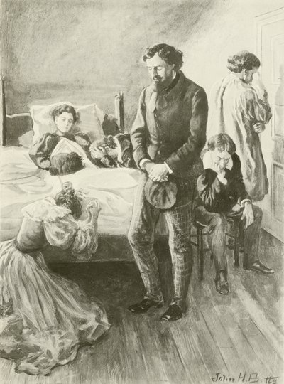 La Bohème, Último acto (grabado) de English School
