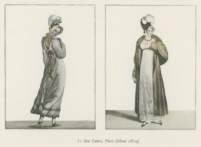 Le Bon Genre, París (alrededor de 1810) de English School