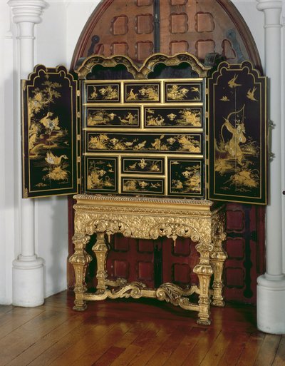 Gabinete de laca, período de Guillermo y María de English School