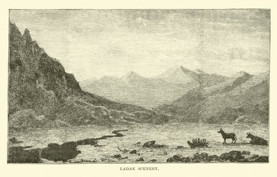 Paisaje de Ladak de English School