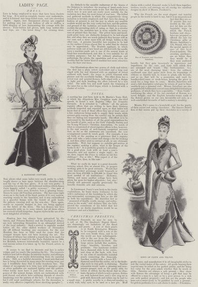 Página de Damas (litografía) de English School