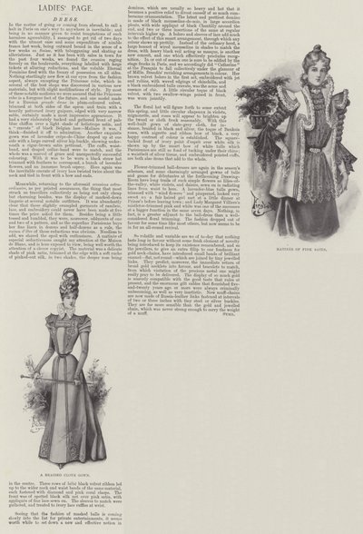 Página de damas, vestido de English School