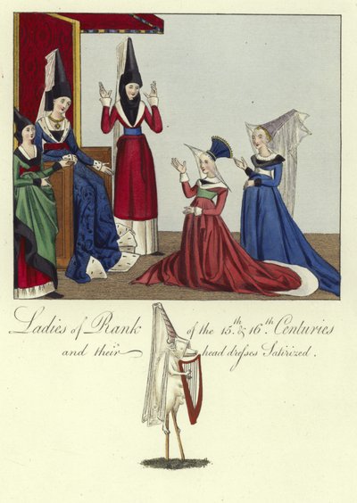 Damas de rango de los siglos XV y XVI de English School