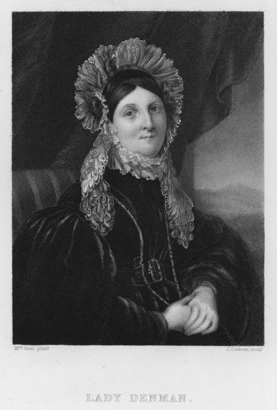 Lady Denman (grabado) de English School