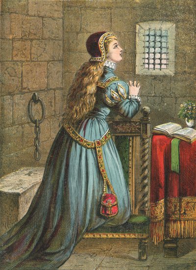 Lady Jane Grey rezando de English School