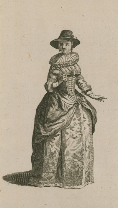 Alcaldesa de Londres en el año 1640 de English School