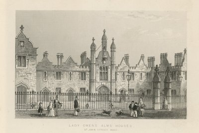 Casas de beneficencia de Lady Owen en St John Street Road de English School