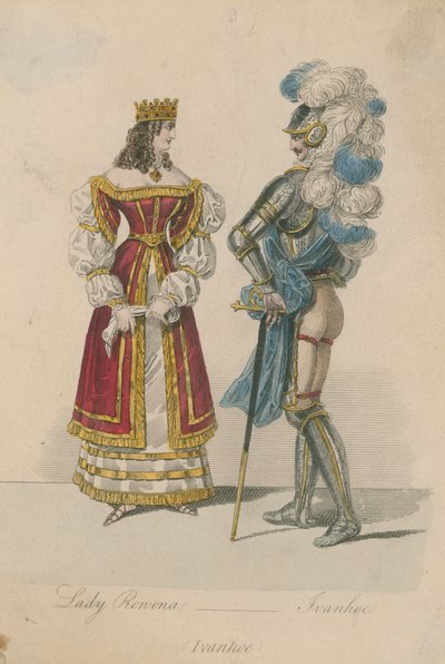 Lady Rowena e Ivanhoe de English School