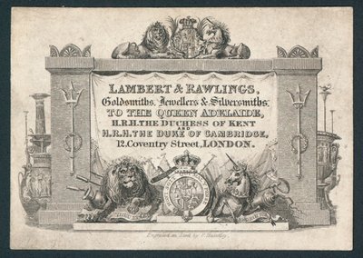 Lambert & Rawlings, orfebres, joyeros y plateros de English School
