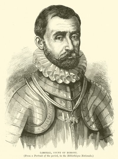 Lamoral, Conde de Egmont (grabado) de English School