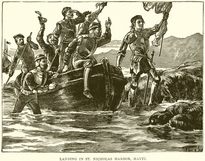 Desembarco en el puerto de San Nicolás, Haití de English School