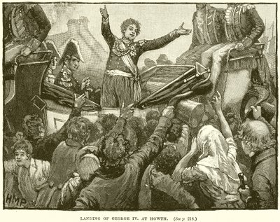 Desembarco de Jorge IV en Howth de English School