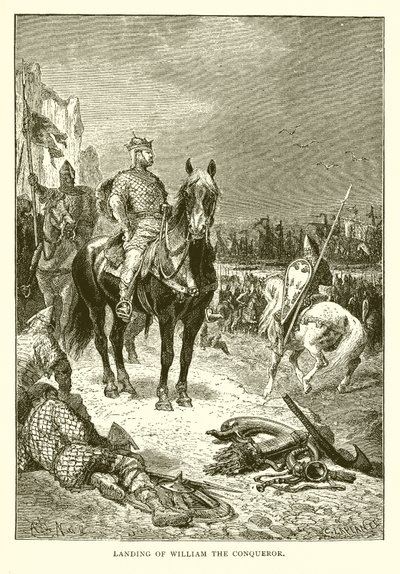Desembarco de Guillermo el Conquistador de English School
