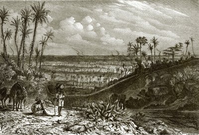 Paisaje en la isla de Cuba de English School