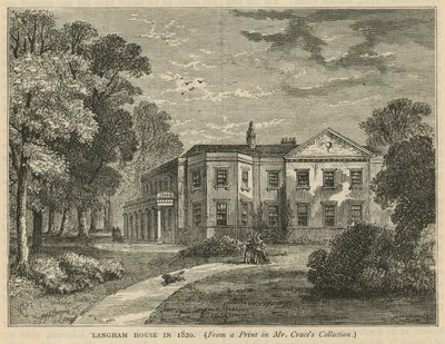 Langham House en 1820 de English School