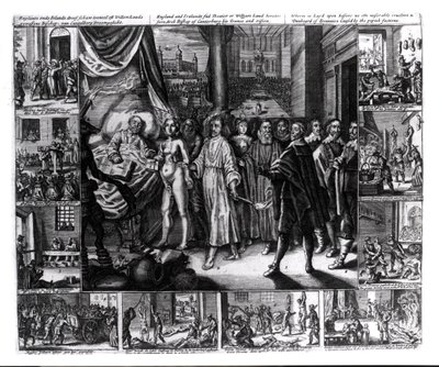 Sueño de Lauds, siglo XVII de English School