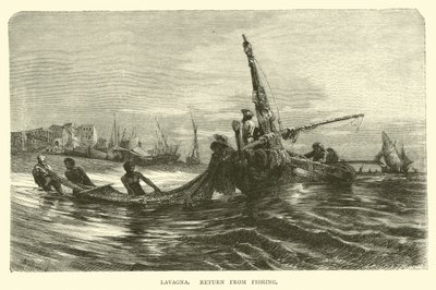 Lavagna, regreso de la pesca de English School