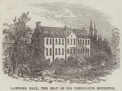 Lawford Hall, la residencia de Sir Theodosius Boughton de English School