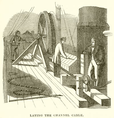 Tendido del cable del canal de English School