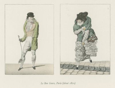 Le Bon Genre, París (alrededor de 1810) de English School