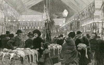 Mercado de Leadenhall en Navidad de English School