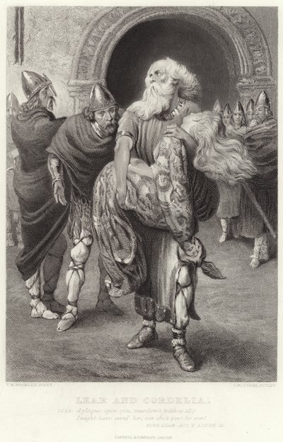 Lear y Cordelia, Rey Lear, Acto V, Escena III de English School