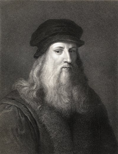 Leonardo da Vinci (1452-1519) de English School