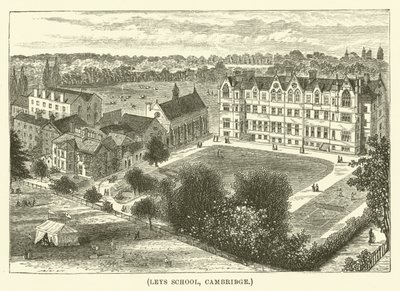 Leys School, Cambridge (grabado) de English School