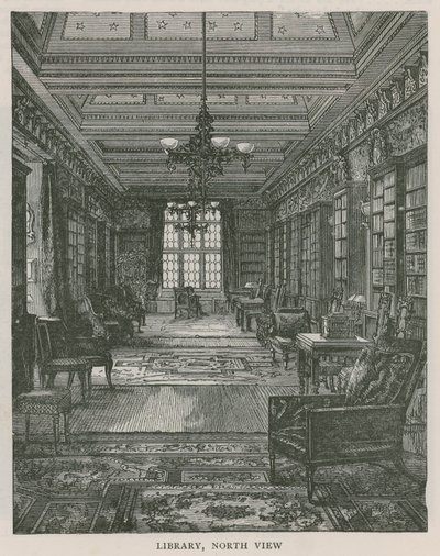 Biblioteca, vista norte, Holland House de English School