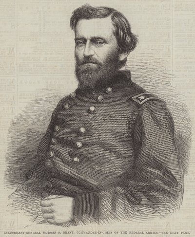 Teniente General Ulysses S Grant, Comandante en Jefe de los Ejércitos Federales de English School