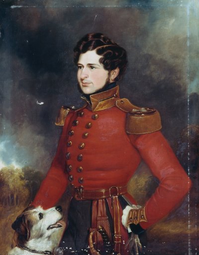 Teniente Edward Hope Smith Bowdich (1822-82) c.1840 de English School