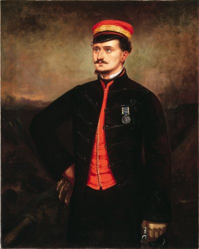 Teniente Thomas Murphy en el uniforme informal del Contingente Turco, Crimea, 1857 de English School