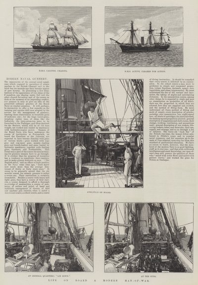 Vida a Bordo de un Buque de Guerra Moderno de English School