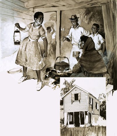 Vida en una isla caribeña de English School
