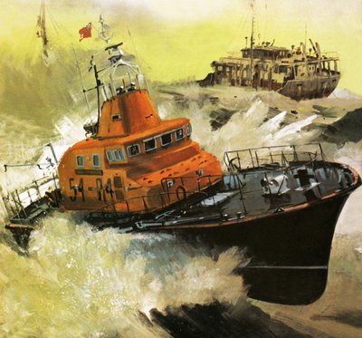 Rescate en bote salvavidas de English School