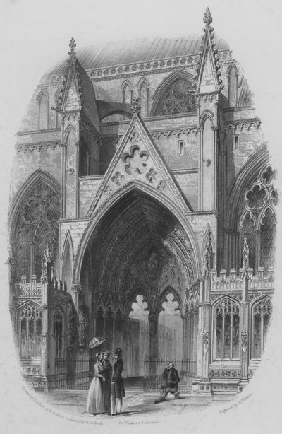 Catedral de Lincoln, entrada norte de English School