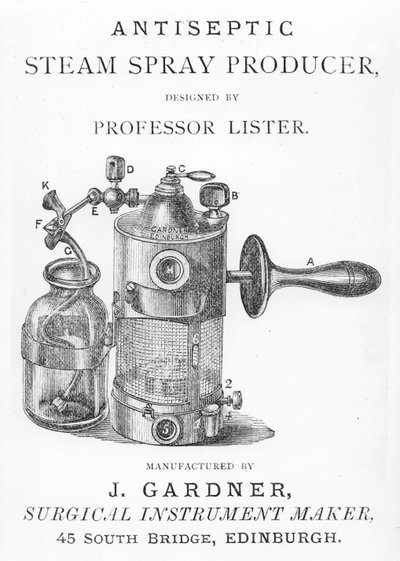 Rociador de vapor de Lister de English School