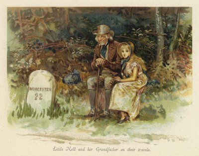 La pequeña Nell y su abuelo en sus viajes de English School