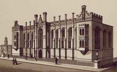 Liverpool: Liverpool College, Shaw Street (litografía) de English School