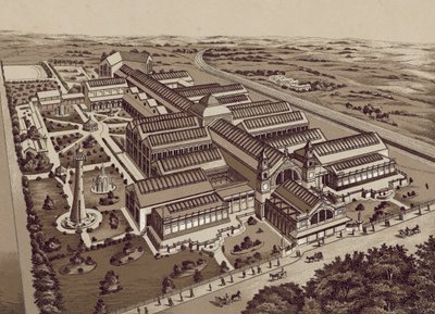 Liverpool: Shipperies Exhibition 1886 (litografía) de English School