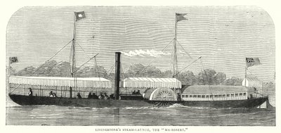 El barco de vapor de Livingstone, el "Ma-Robert" de English School