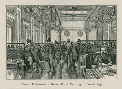 Sala de suscriptores de Lloyds, Royal Exchange de English School