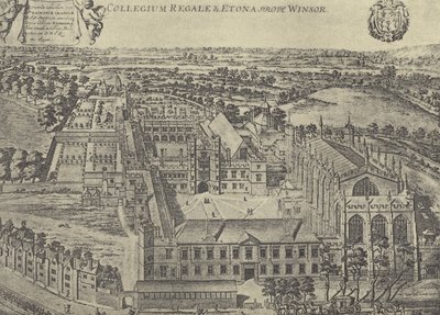 Impresión de Loggan, c. 1685 (grabado) de English School