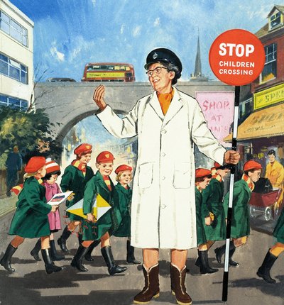 Señora de los caramelos de English School