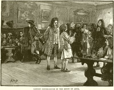 Café de Londres en el reinado de Ana de English School
